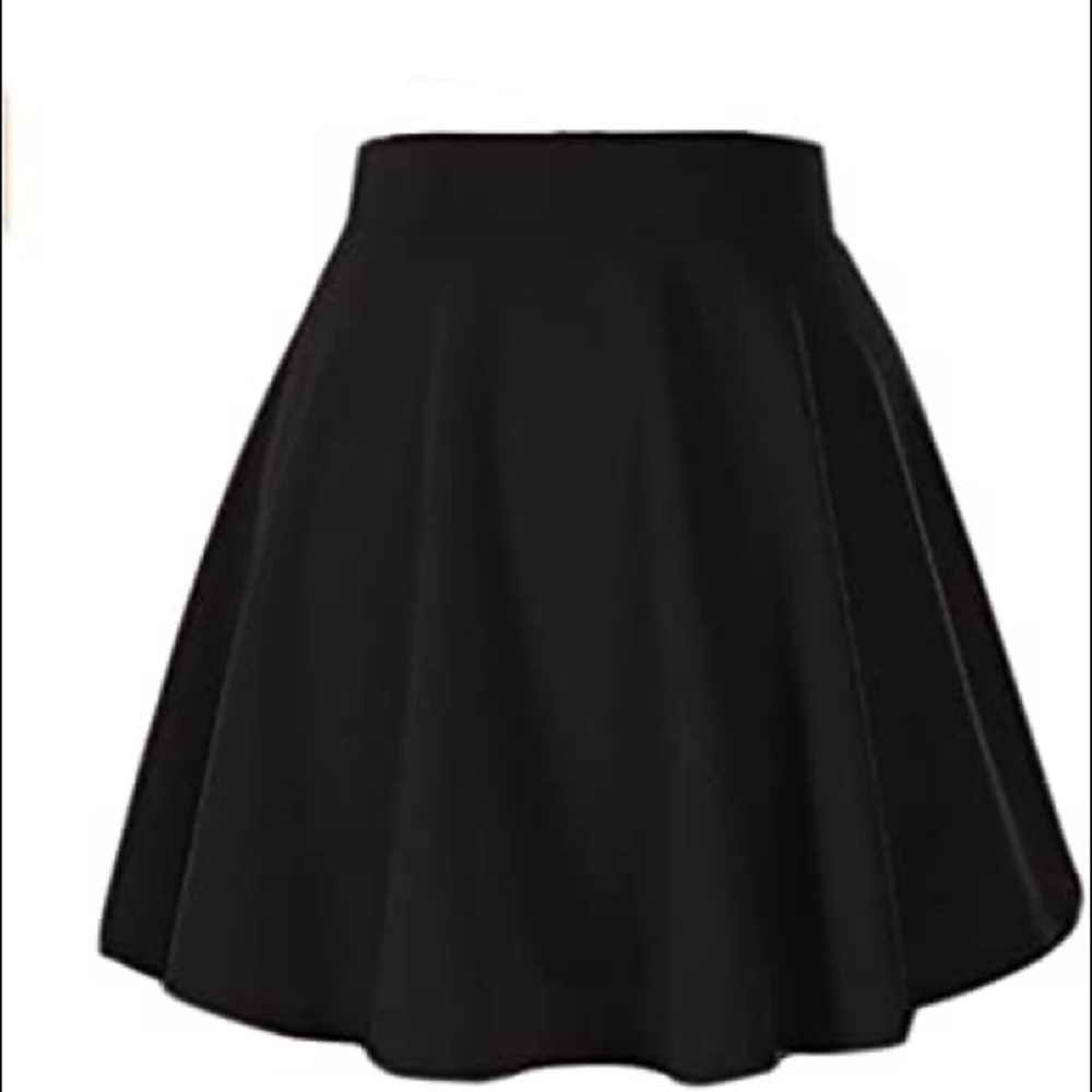 l'amour nanette lepore black skater skirt